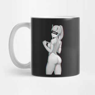 Darling in the FranXX Zero Two Waifu Material Black Edition Mug